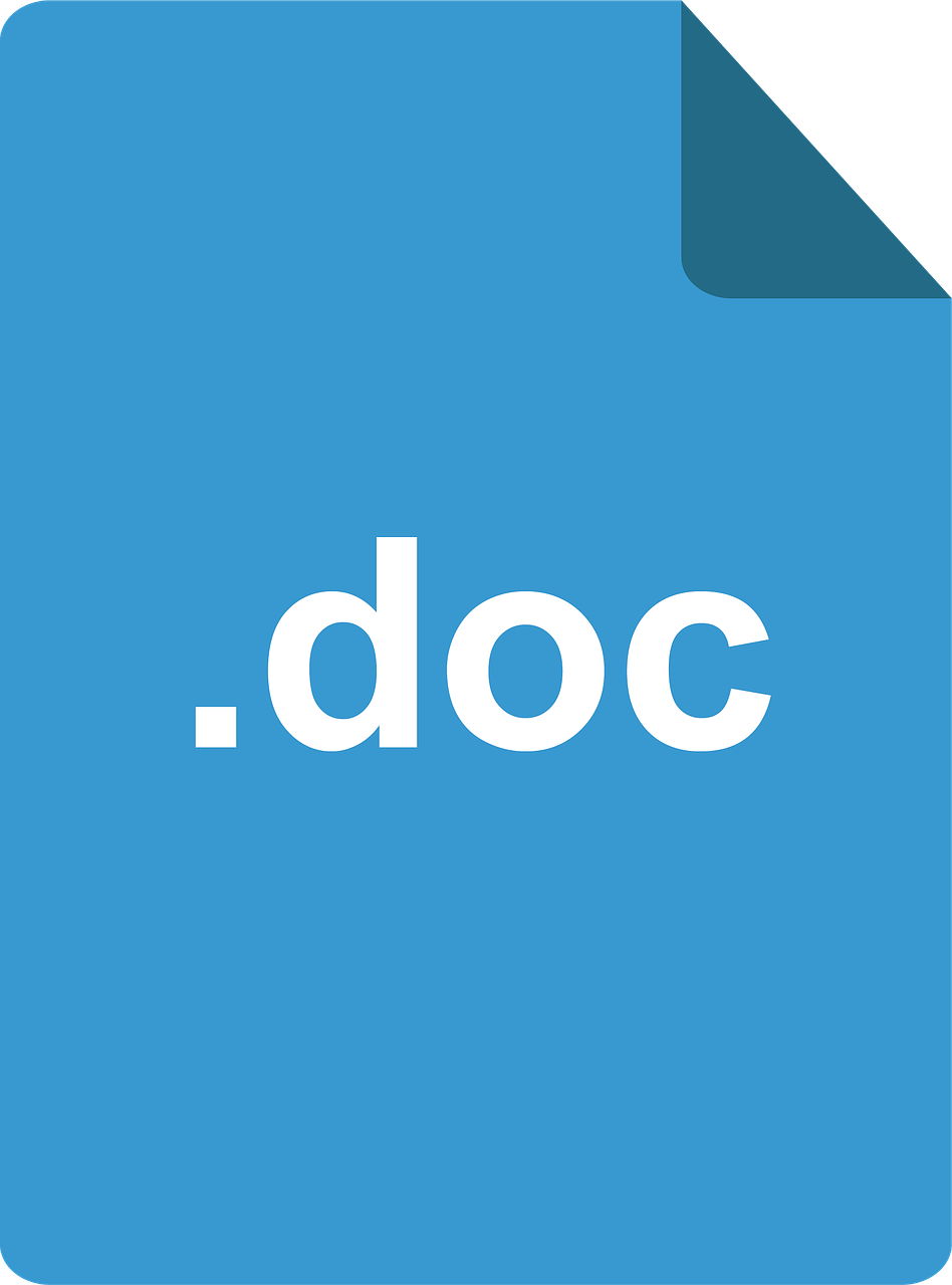 document, doc, blue doc-626142.jpg